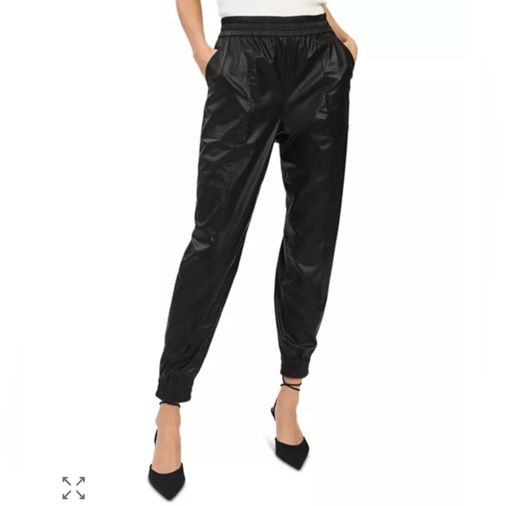 Derek Lam 10 Crosby Faux Leather Joggers
